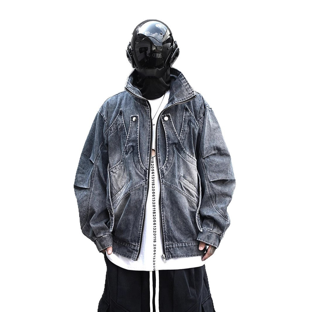 Jacket Punk Streetwear Denim