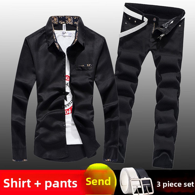 Korean-style casual trendy jeans