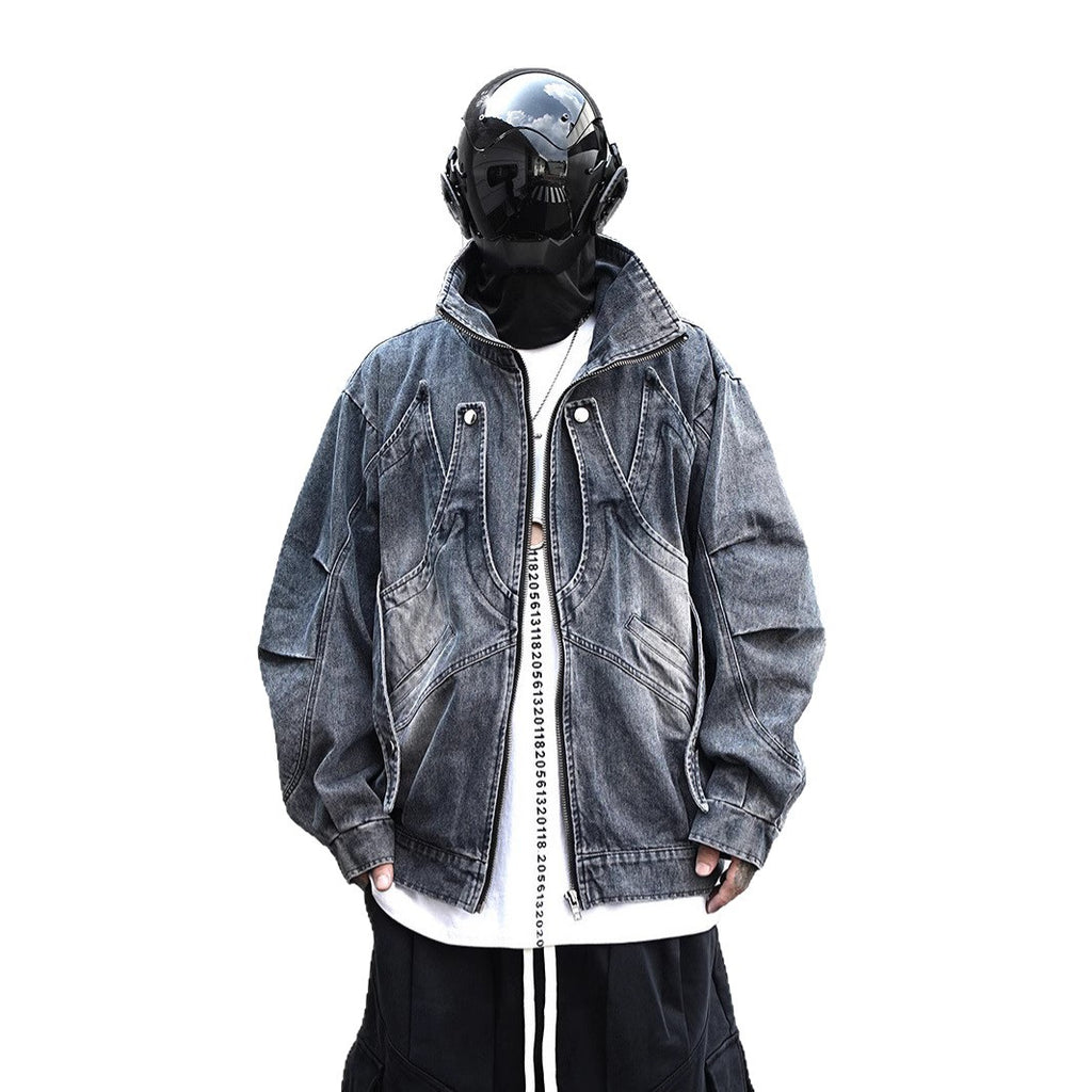 Jacket Punk Streetwear Denim
