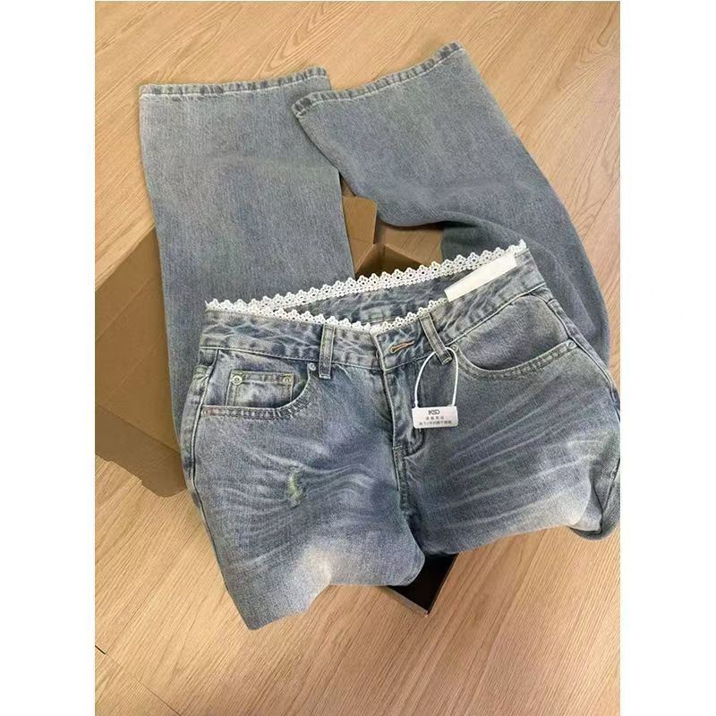 Slimming Floor-Length Bootcut Pants, Trendy Storm