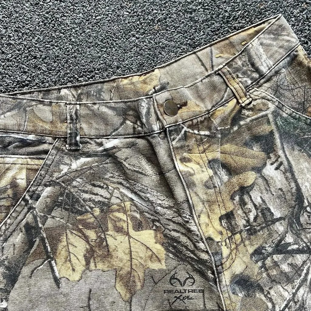 Carhartt Summer Washed Camouflage Denim Pants