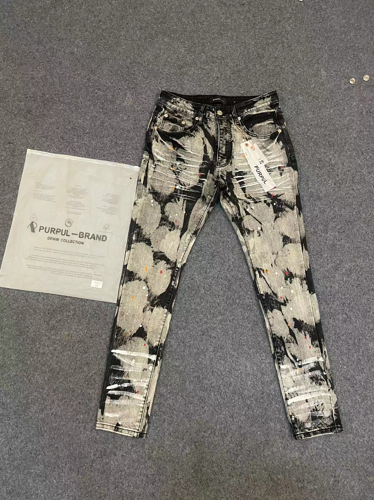 Slim-fit Stretch Cotton Jeans for Men