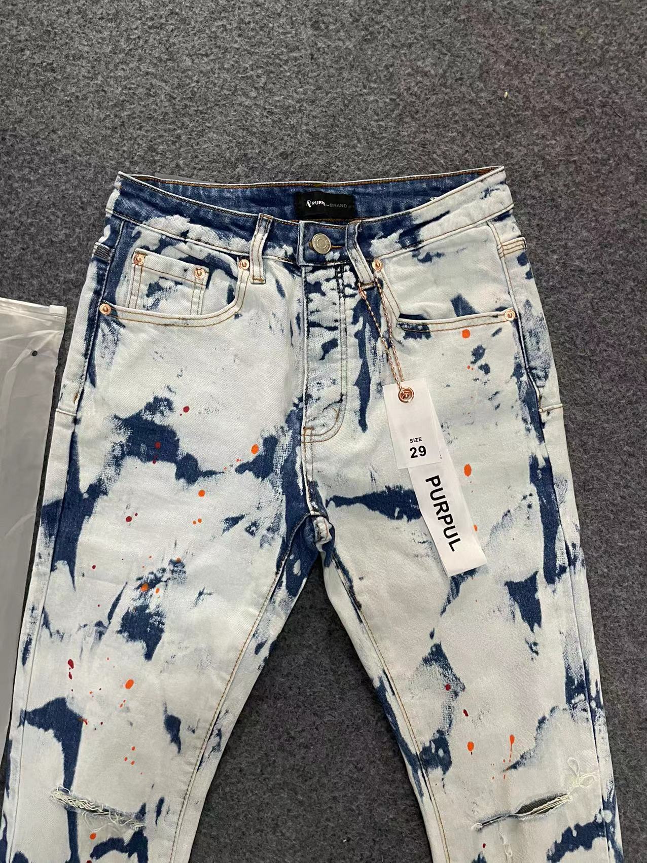 Slim-fit Stretch Cotton Jeans for Men