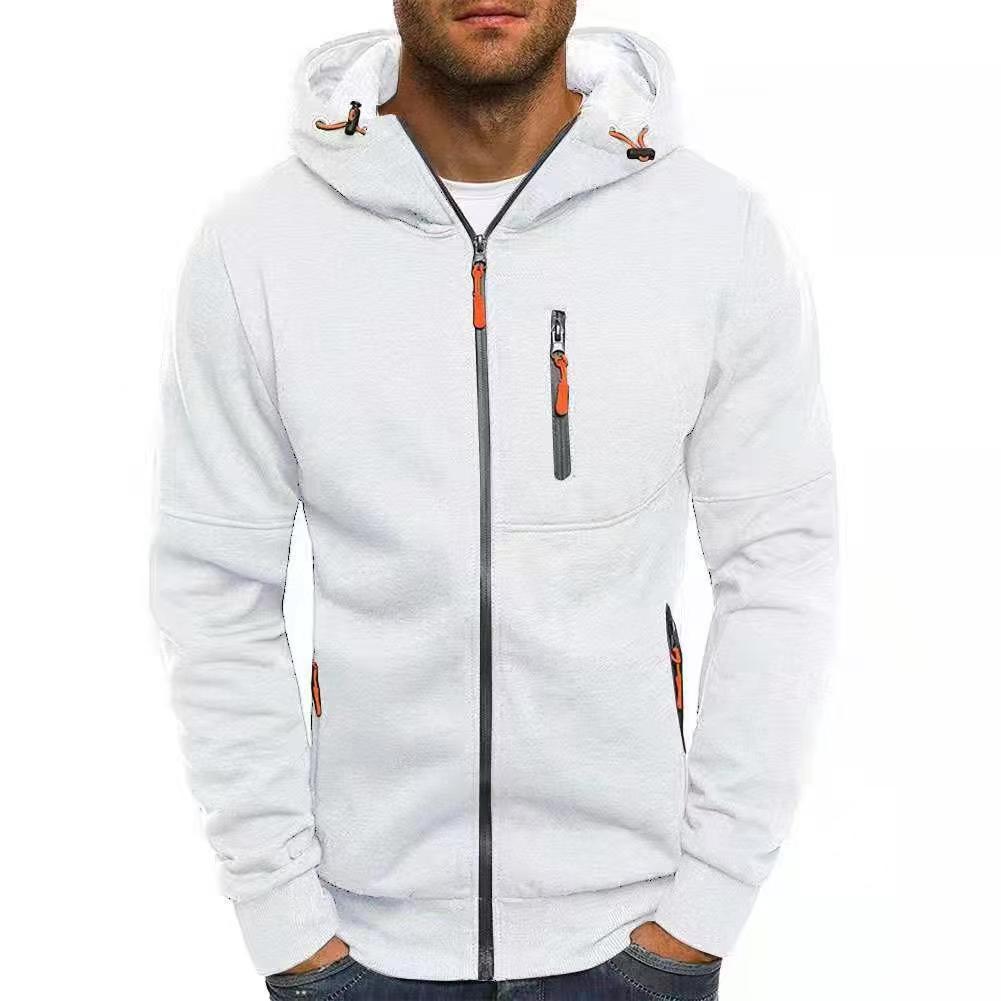 Men's Fleece-Lined Hooded Zipper Sweater