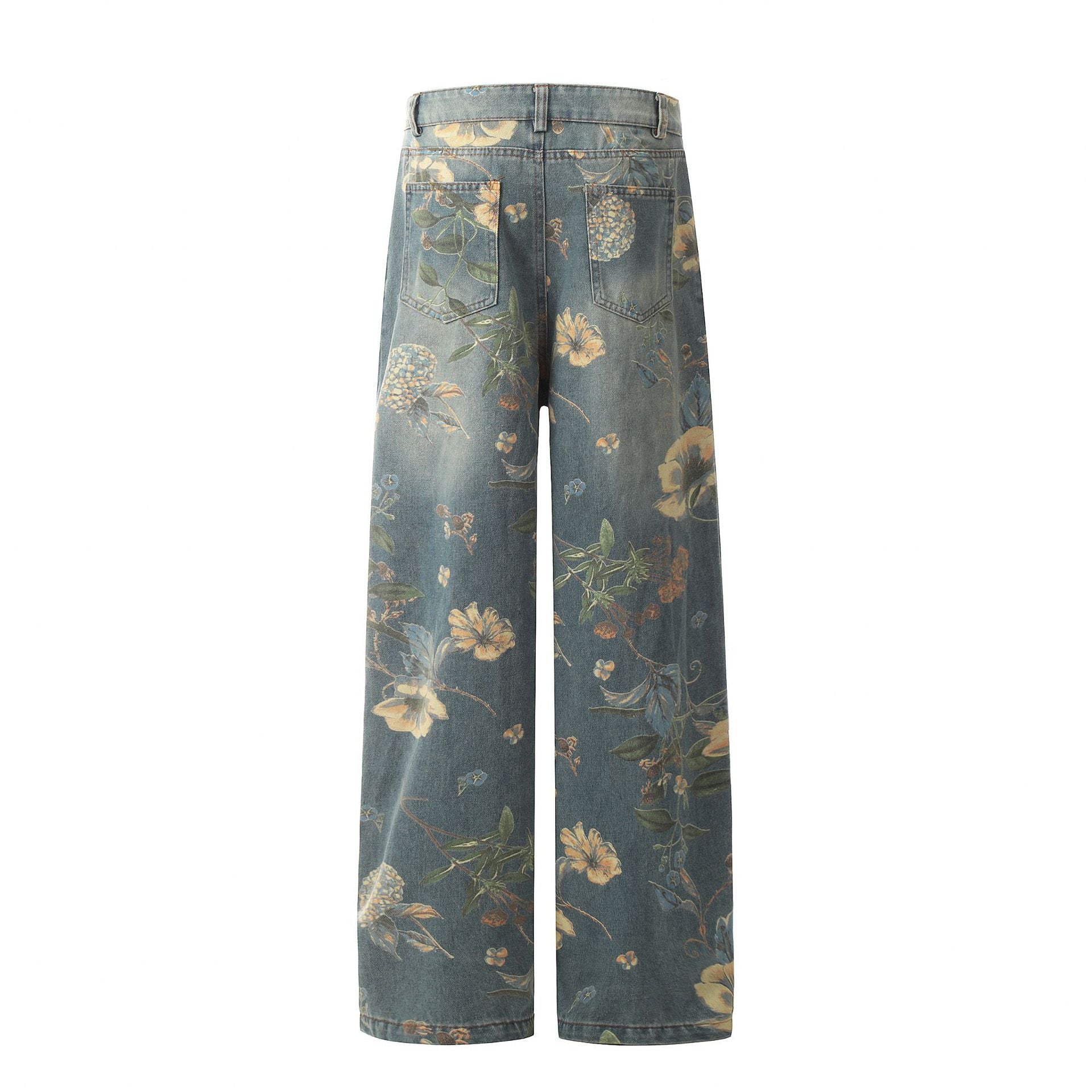 Women's Printed Straight Casual Pants