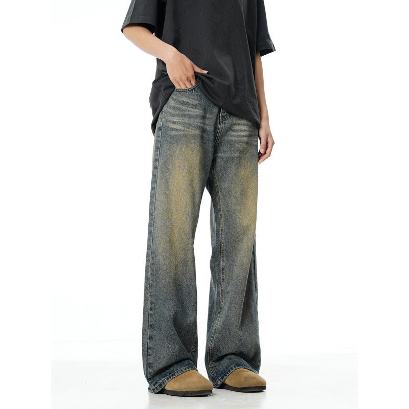 Loose Fit Straight Jeans