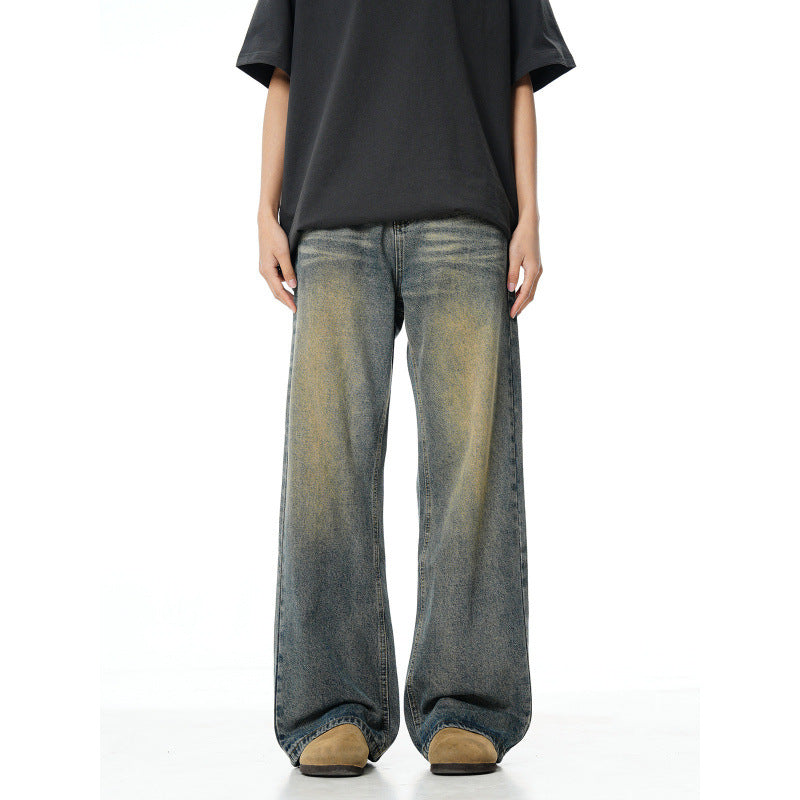 Loose Fit Straight Jeans
