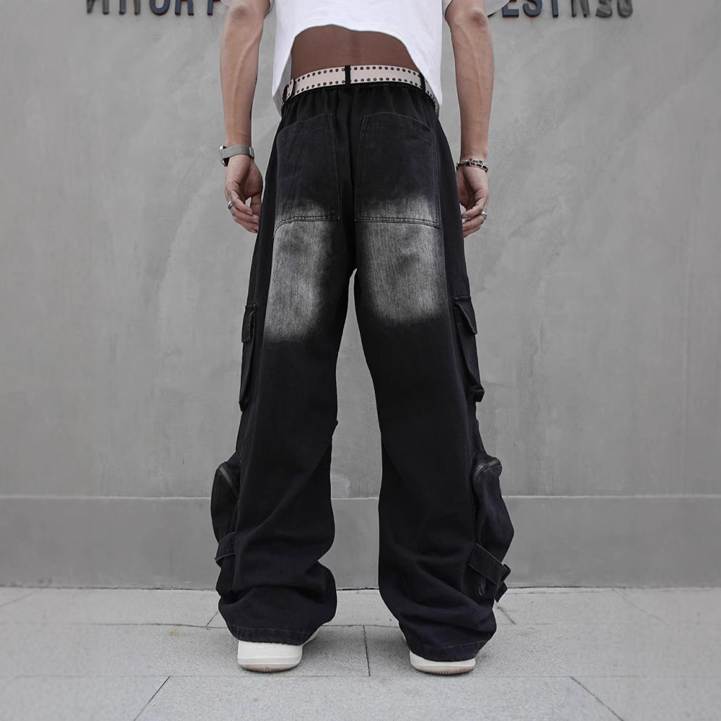 Men's Cotton Straight-Leg Cargo Pants
