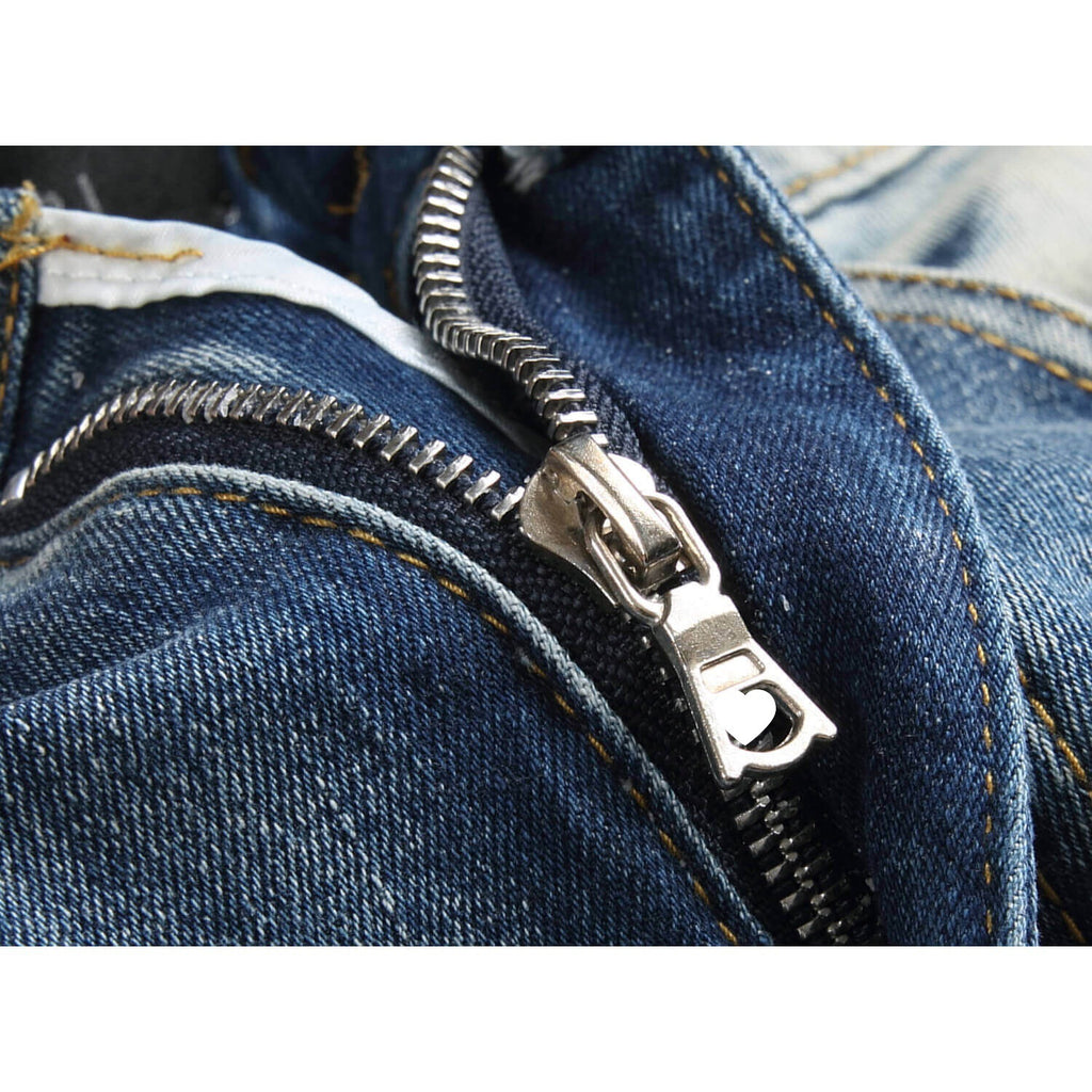 Amiri Embroidery Street fashion Distressed jeans