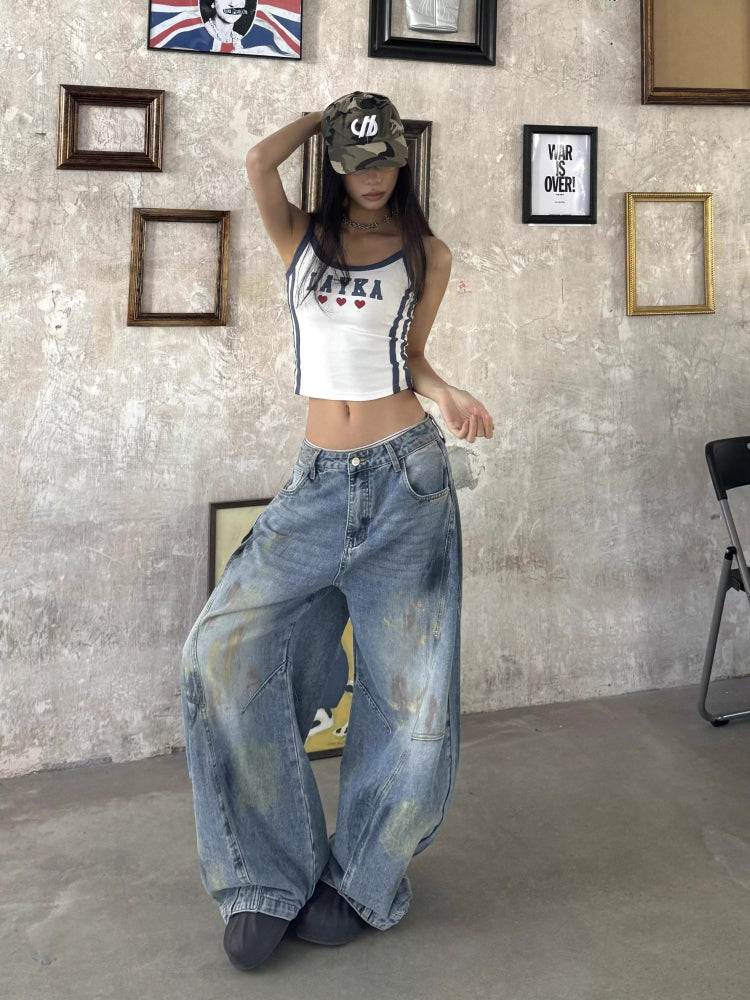 Baggy Fit Vintage distressed jeans