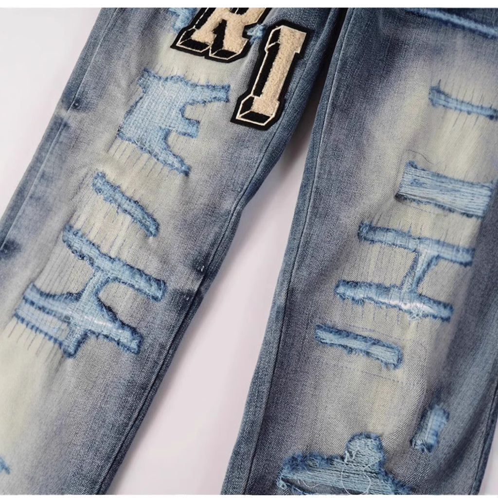 Amiri Punk inspired vintage timeless jeans