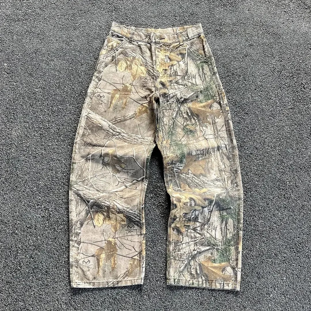 Carhartt Summer Washed Camouflage Denim Pants