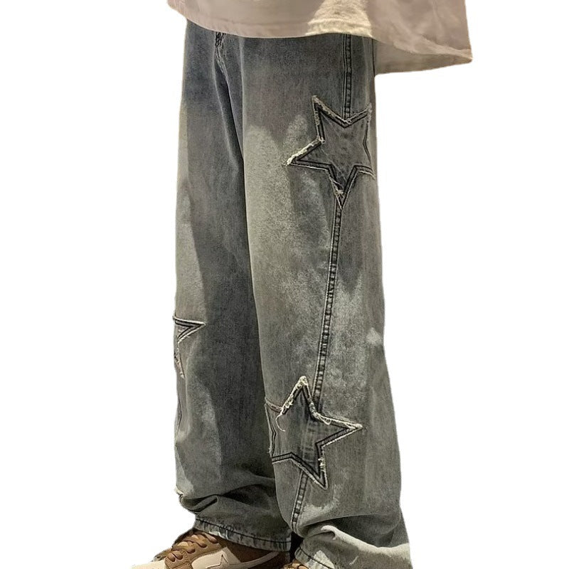 Men's Straight Leg Denim Pants