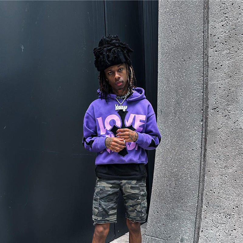 Hoodie Pullover Sweater Letter Print