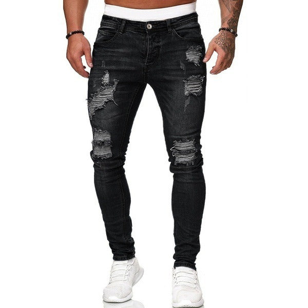 New Trendy Ripped Skinny Fit Jeans