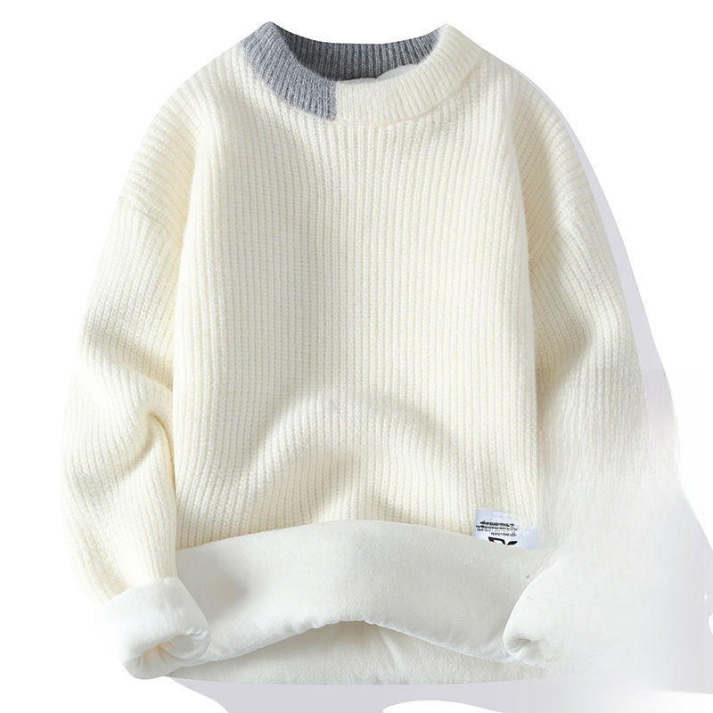 Warm base knitted sweater