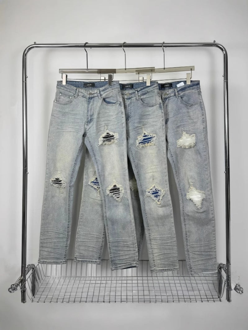 Amiri High waist Straight leg jeans