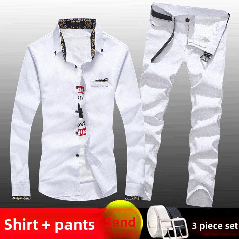 Korean-style casual trendy jeans