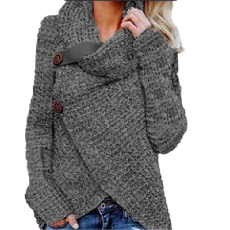 Women's High Neck Knit Sweater