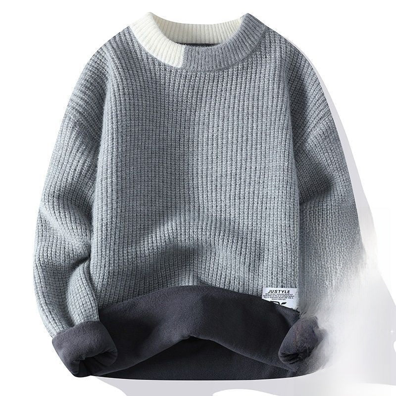 Warm base knitted sweater