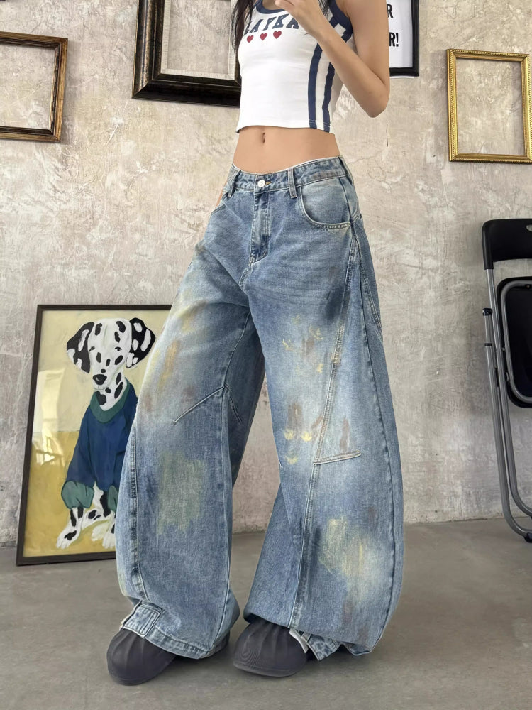 Baggy Fit Vintage distressed jeans