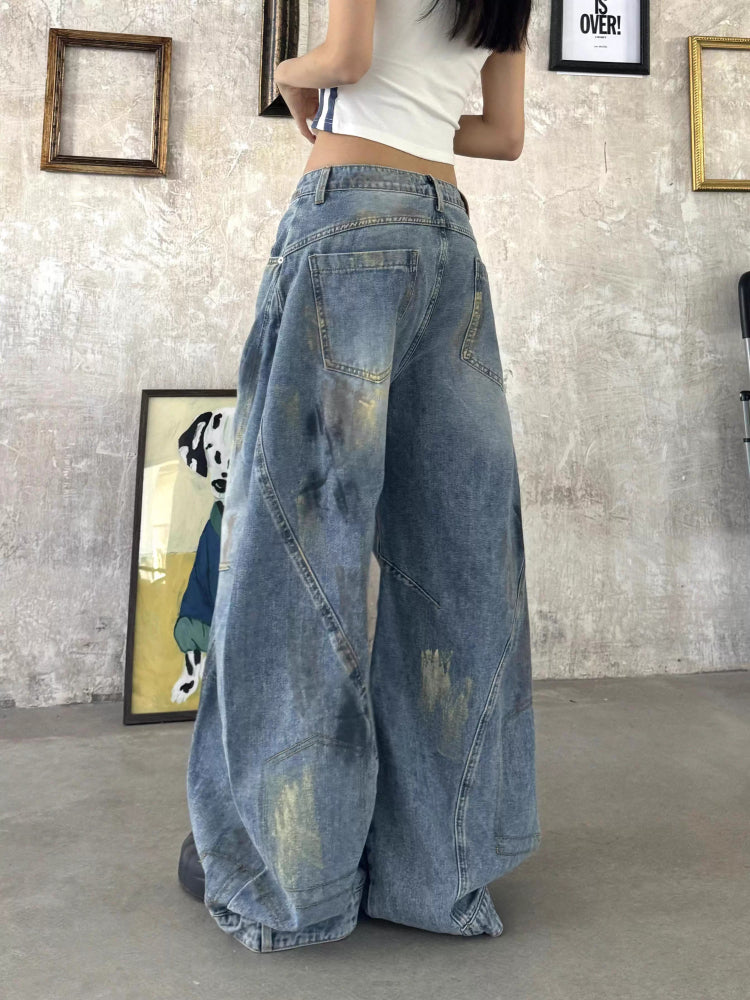 Baggy Fit Vintage distressed jeans