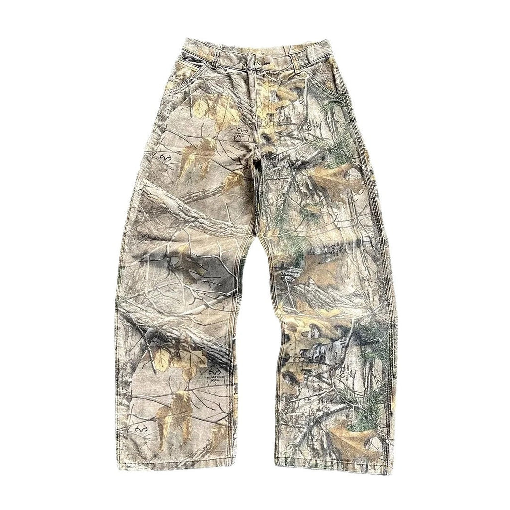 Carhartt Summer Washed Camouflage Denim Pants