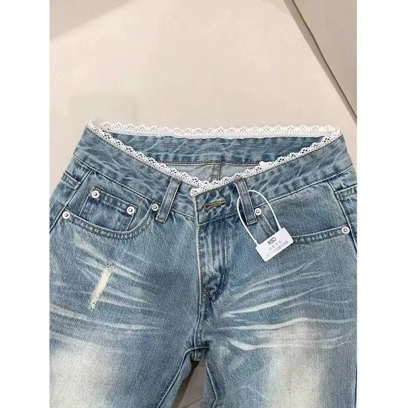 Slimming Floor-Length Bootcut Pants, Trendy Storm