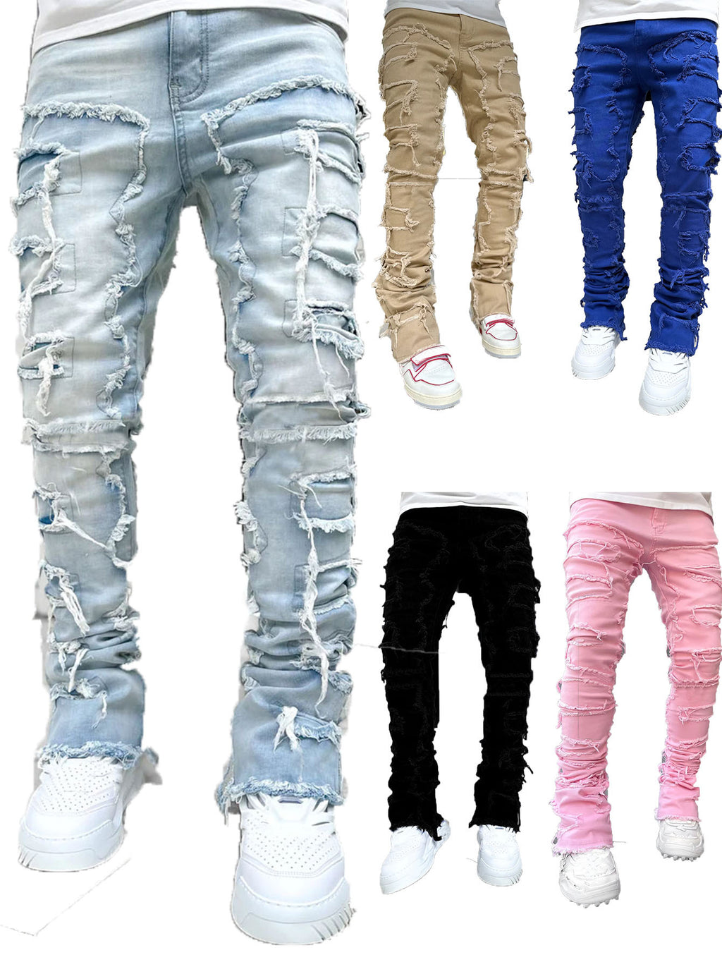 Men's Stretch Straight Jeans