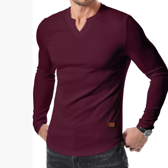 V-neck Men's Casual T-shirt