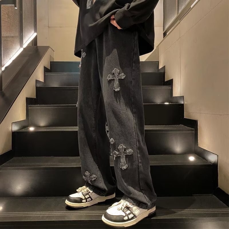 Men's  Loose Straight Leg Jeans