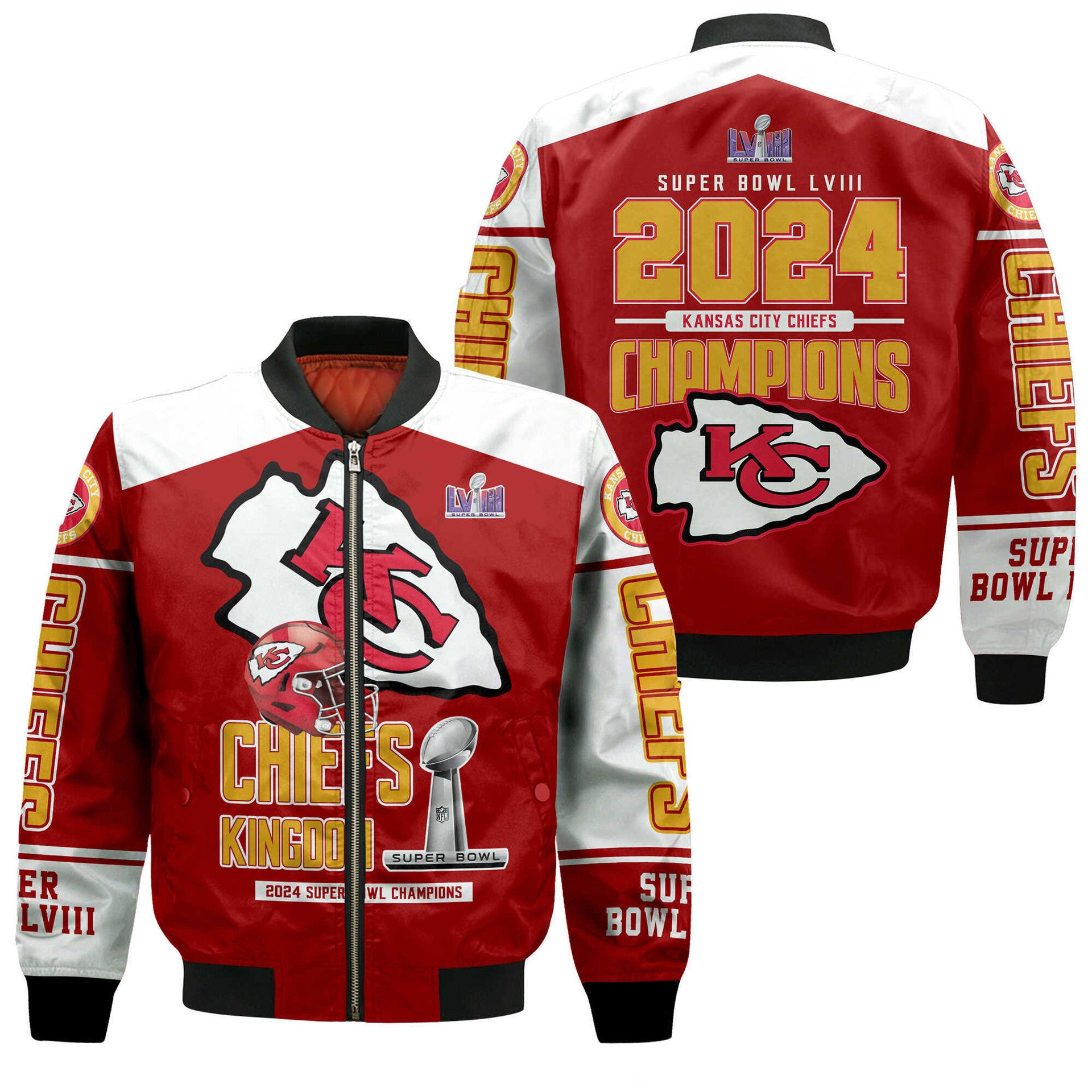 Flying jacket with digital printing