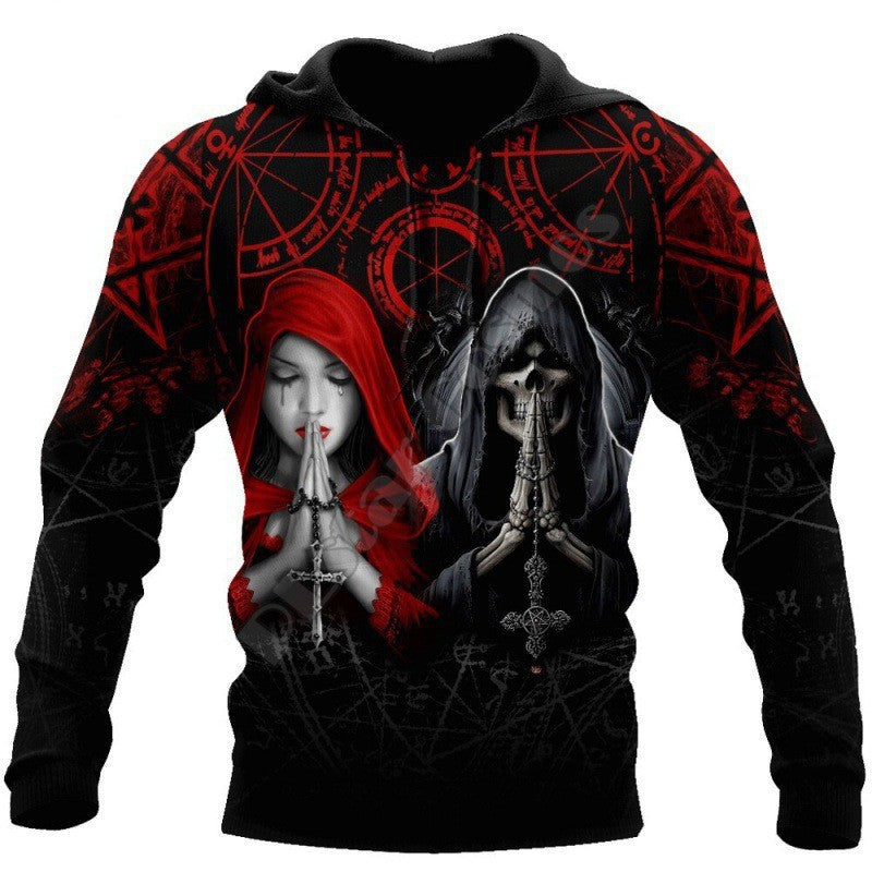 Men's Hooded Sweater Casual Pullover Streetwear