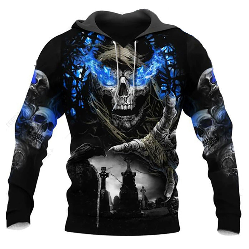Men's Hooded Sweater Casual Pullover Streetwear