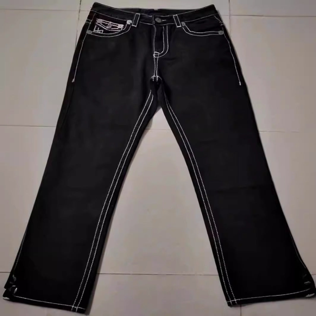Streetwear brand denim casual pants