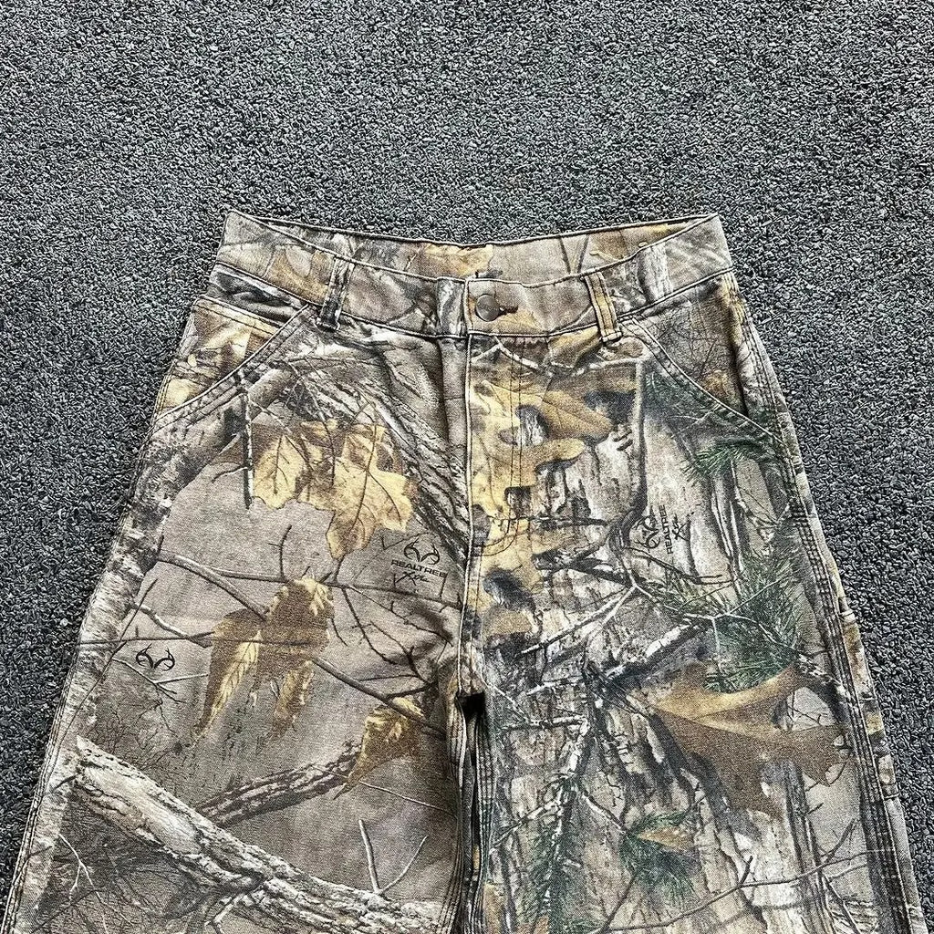 Carhartt Summer Washed Camouflage Denim Pants