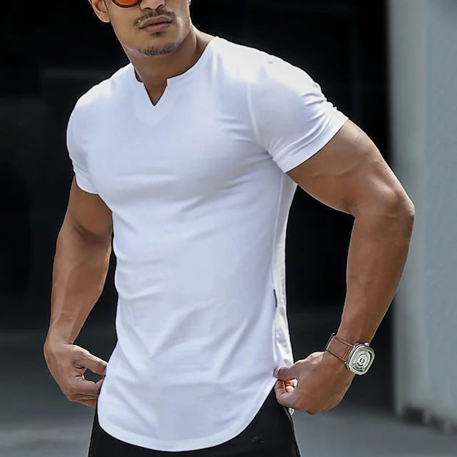 V-neck Men's Casual T-shirt