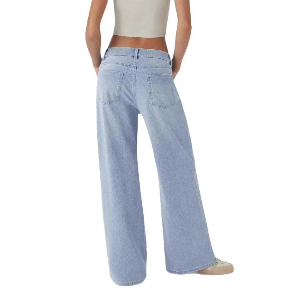 Retro Wide Leg Baggy Jeans