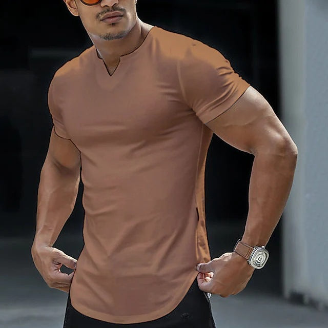 V-neck Men's Casual T-shirt