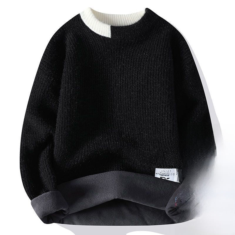 Warm base knitted sweater