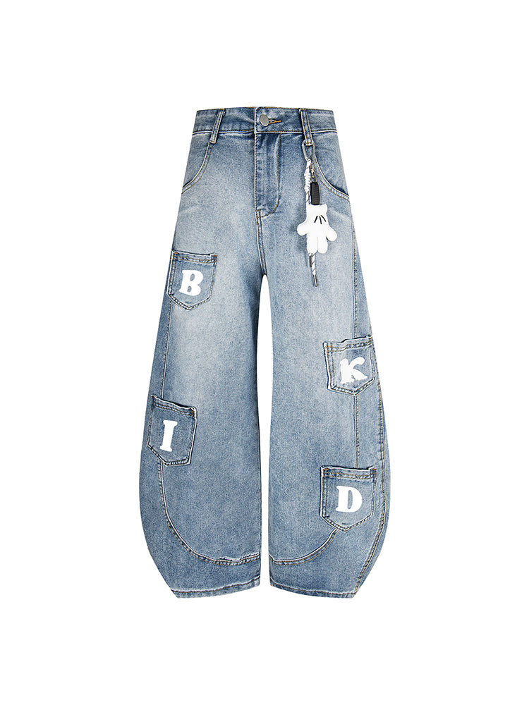 Loose Straight Vintage fashion jeans