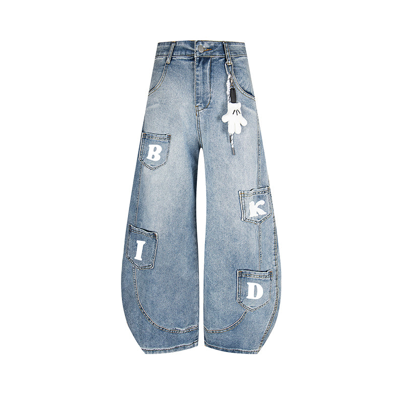 Loose Straight Vintage fashion jeans